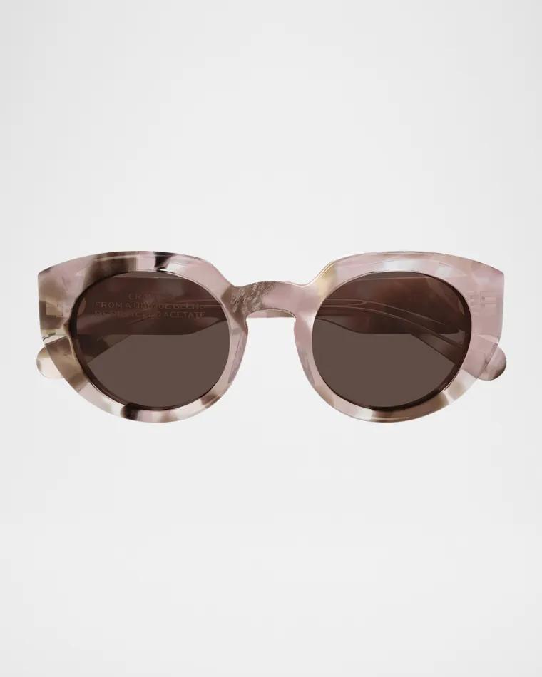 Round Acetate Sunglasses by CHLOE