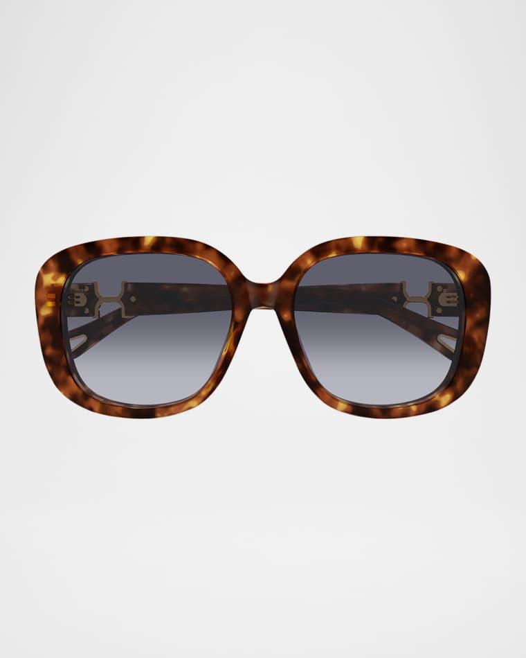 Round Acetate Sunglasses by CHLOE