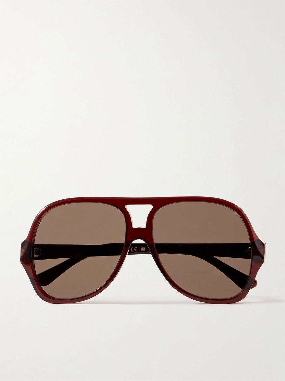 Salomé aviator-style acetate sunglasses by CHLOE