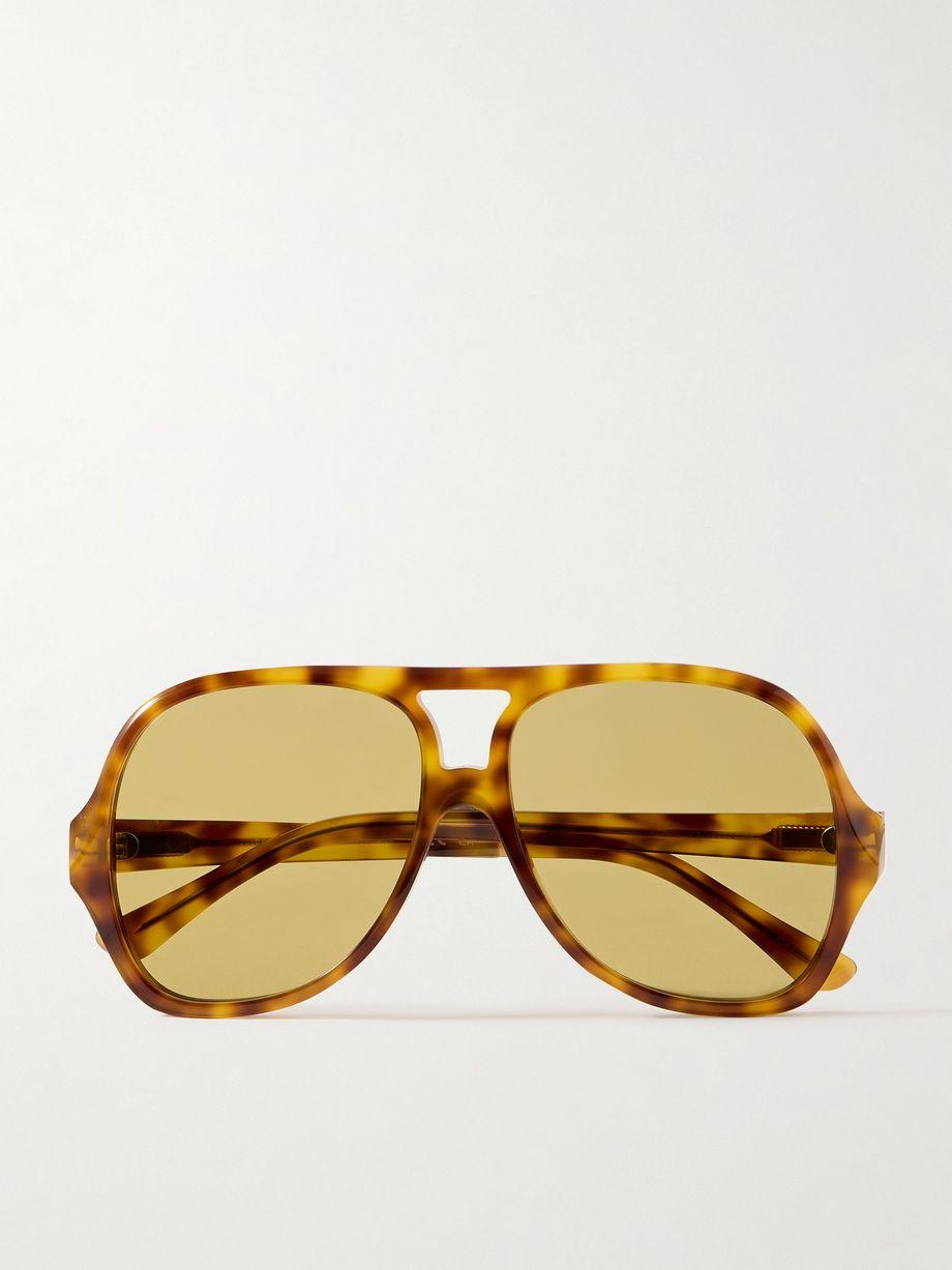 Salomé aviator-style tortoiseshell acetate sunglasses by CHLOE