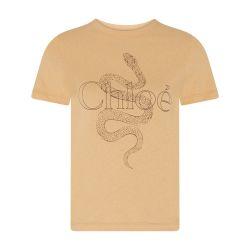 Serpent print capsule t-shirt by CHLOE