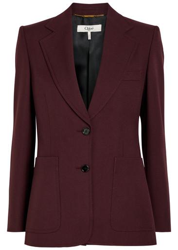 Single Breased wool blazer by CHLOE