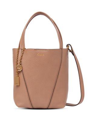 Small Spin Tote in Leather by CHLOE