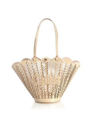 Soleil Leather Basket Tote by CHLOE