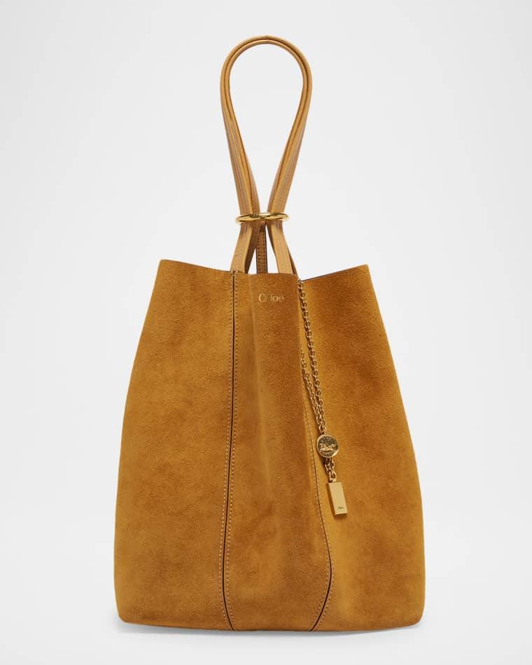 Spin Small Suede Tote Bag by CHLOE