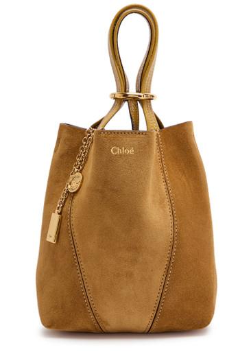 Spin mini suede tote by CHLOE