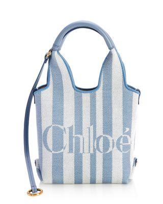 Stripey Canvas Tote by CHLOE