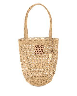 Summer Banana Raffia Small Tote by CHLOE