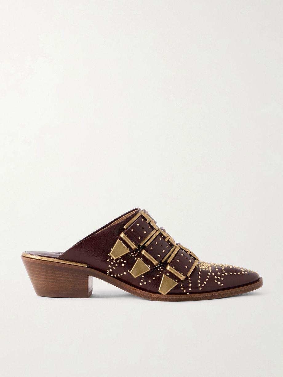 Susanna studded leather mules by CHLOE