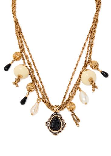The Chloé Antique Pearls embellished necklace by CHLOE