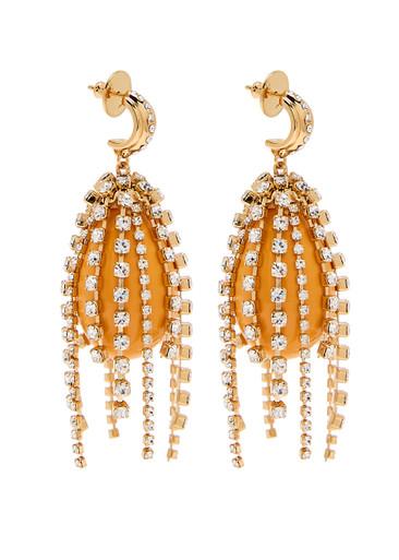 The Chloé Glow embellished drop earrings by CHLOE