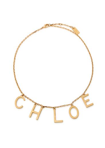 The Chloé Letters necklace by CHLOE