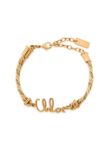 The Chloé Plage logo bracelet by CHLOE