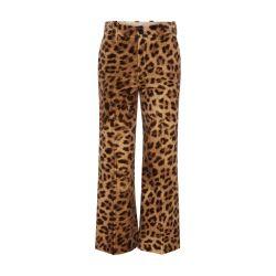 Wide-leg leopard print pants by CHLOE