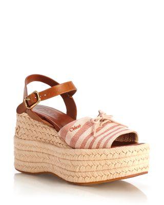 Women's Isla Platform Espadrille Sandals by CHLOE