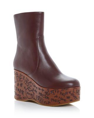 Women's Maxime Platform Wedge Booties by CHLOE