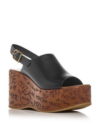 Women's Maxime Platform Wedge Sandals by CHLOE