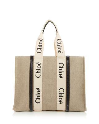Woody Large Canvas Tote by CHLOE