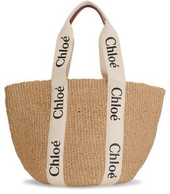 Woody large basket bag by CHLOE