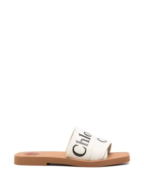 Woody logo-detail slides by CHLOE