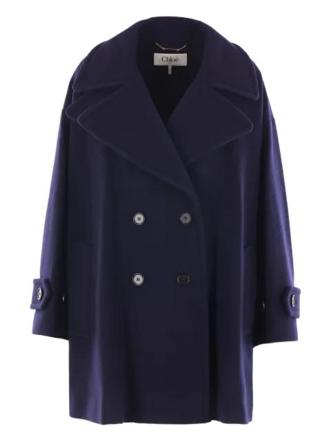 buttoned double-breasted coat by CHLOE