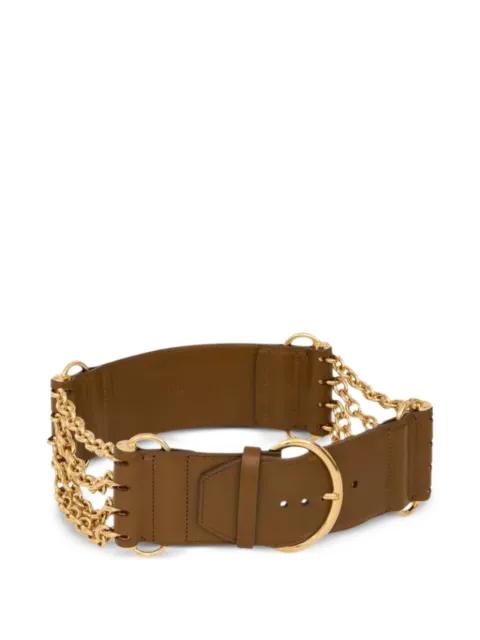 chain-detail belt by CHLOE