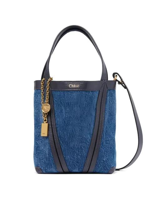 charm detail mini tote bag by CHLOE