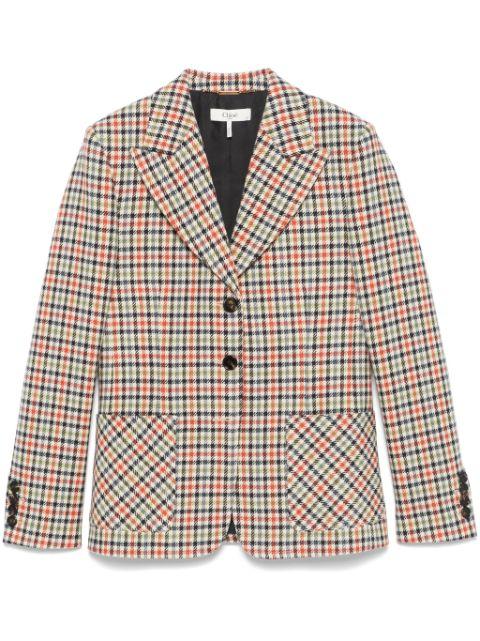 checked tailored blazer by CHLOE