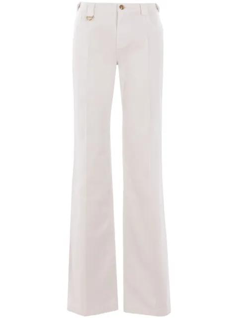 cotton straight-leg trousers by CHLOE