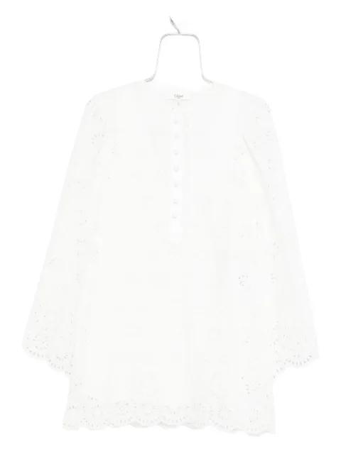 cotton voile mini dress by CHLOE