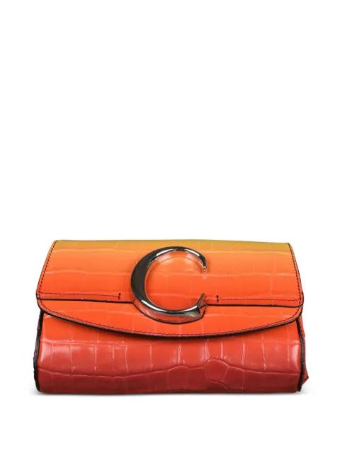 crocodile embossed belt bag by CHLOE