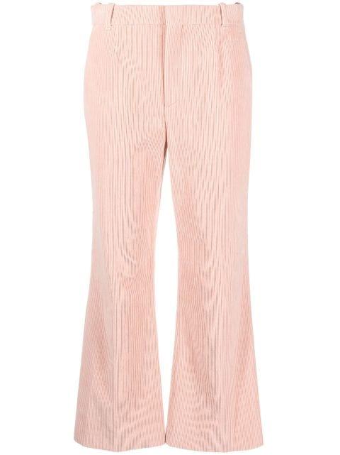 cropped corduroy trousers by CHLOE