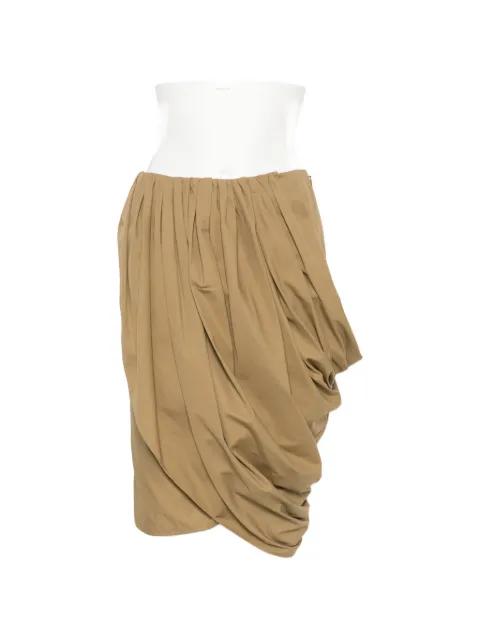 draped pleated skirt by CHLOE