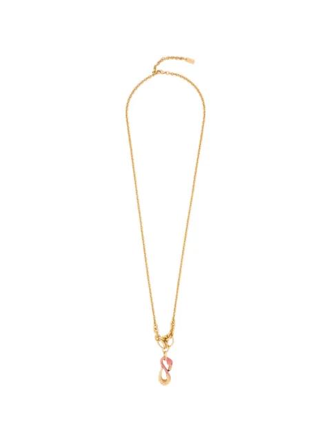 flamingo pendant necklace by CHLOE