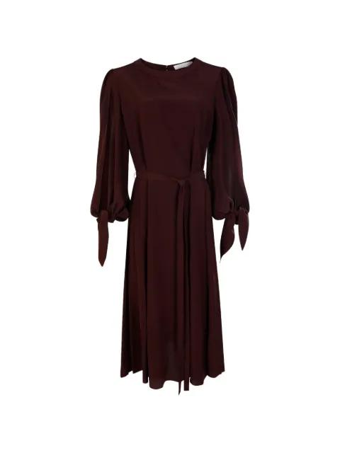 flared midi dress by CHLOE