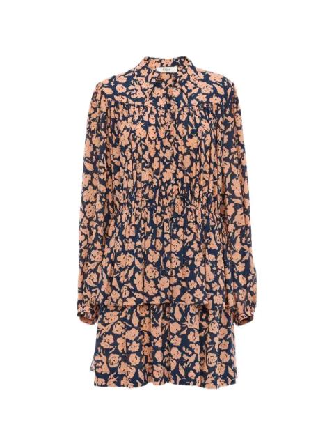 floral gathered dress by CHLOE