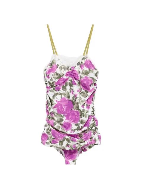 floral lace bodysuit by CHLOE