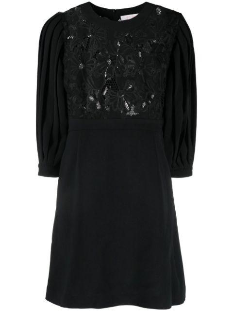 floral-panelled mini dress by CHLOE