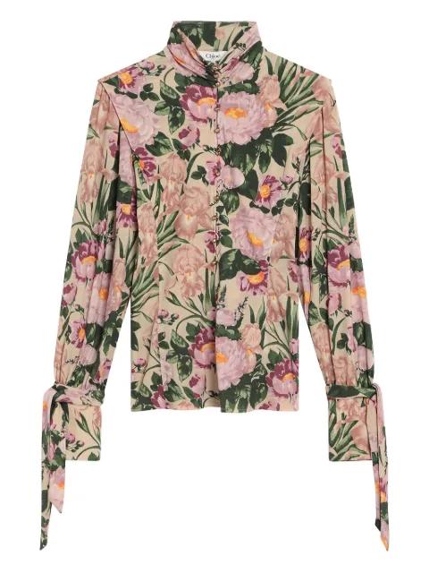 floral-print blouse by CHLOE