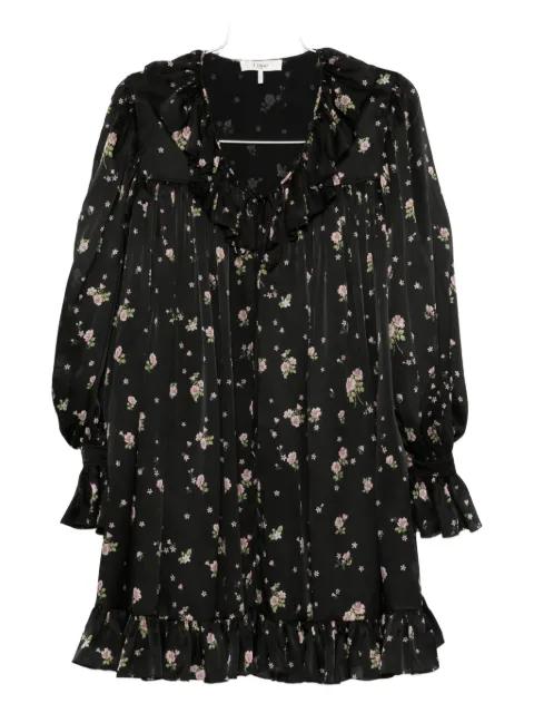 floral ruffled mini dress by CHLOE