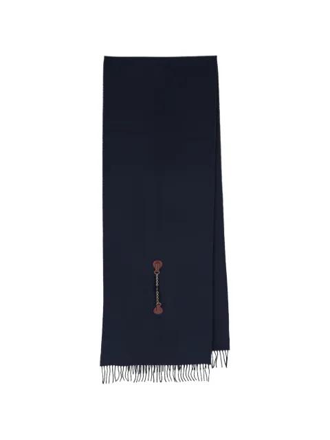 fringed chain-emebllished scarf by CHLOE