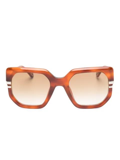 geometric-frame sunglasses by CHLOE