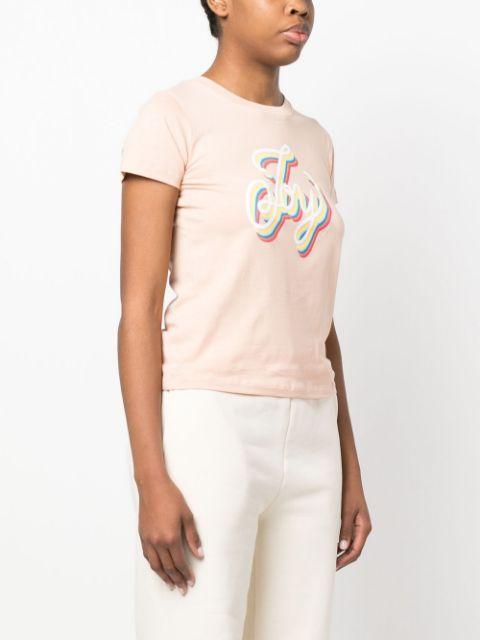 graphic-print T-shirt by CHLOE