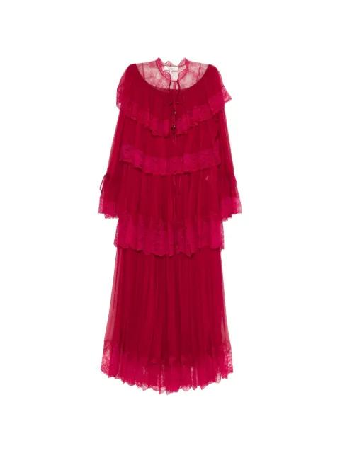 lace tiered maxi dress by CHLOE