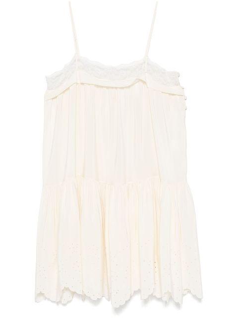lace-trim mini dress by CHLOE
