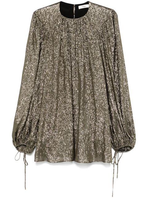 lamé blouse by CHLOE