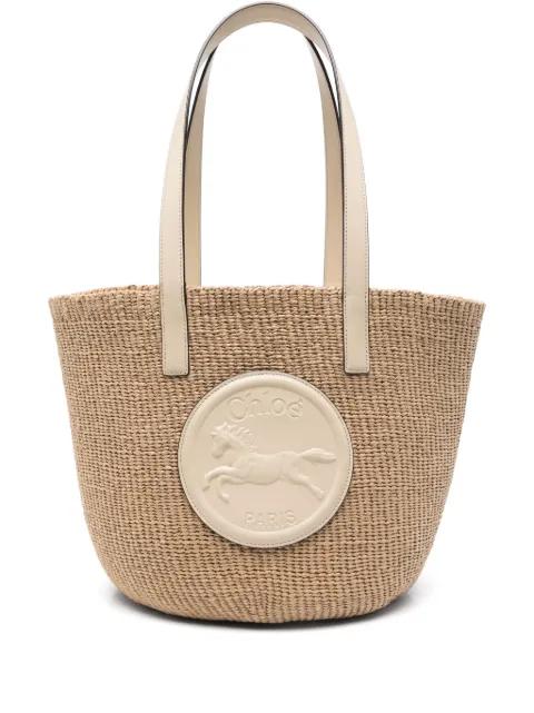 large Horse Medal tote bag by CHLOE