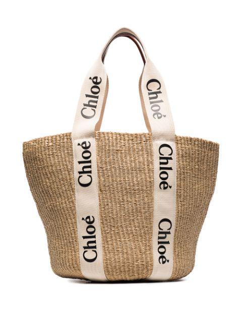 large Woody basket tote bag by CHLOE