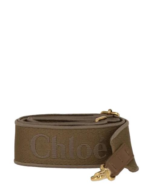logo-embroidered adjustable shoulder strap by CHLOE