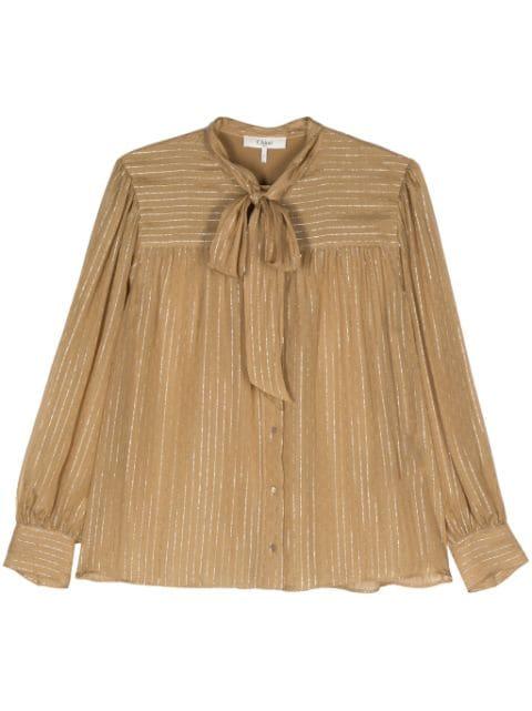 lurex silk blouse by CHLOE